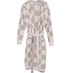 Luxe Check Robe - Polkadots & Moonbeams LALocal Beachtan/whiteLuxe Check Robe