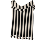 Luxe Tassel Blanket - Polkadots & Moonbeams LALocal Beachtan/whiteLuxe Tassel Blanket