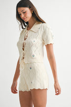 Maggie Tie Shorts - Polkadots & Moonbeams LAPolkadots & MoonbeamscreamSMaggie Tie Shorts