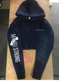 Malibu Strong Cropped Hoodie - Polkadots & Moonbeams LAMalibu DanaNavySMalibu Strong Cropped Hoodie