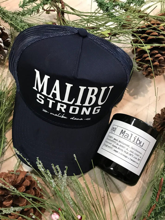 Malibu Strong Trucker Hat - Polkadots & Moonbeams LAMalibu DanaMalibu Strong Trucker Hat