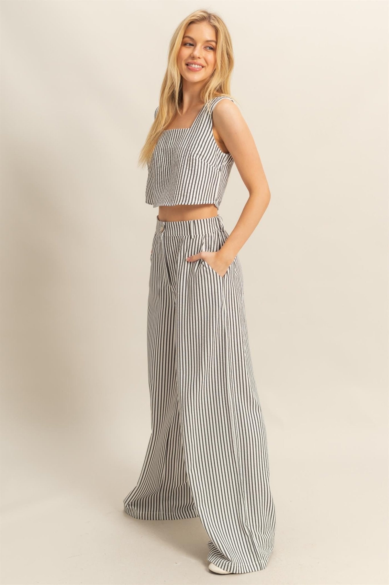 Mia Crop Top - Polkadots & Moonbeams LAPolkadots & MoonbeamsStripedSMia Crop Top