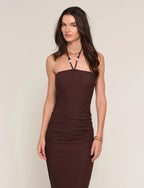 Michelle Dress - Polkadots & Moonbeams LAHeartloomBrownXSMichelle Dress