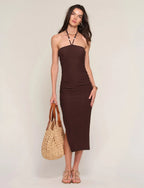 Michelle Dress - Polkadots & Moonbeams LAHeartloomBrownXSMichelle Dress