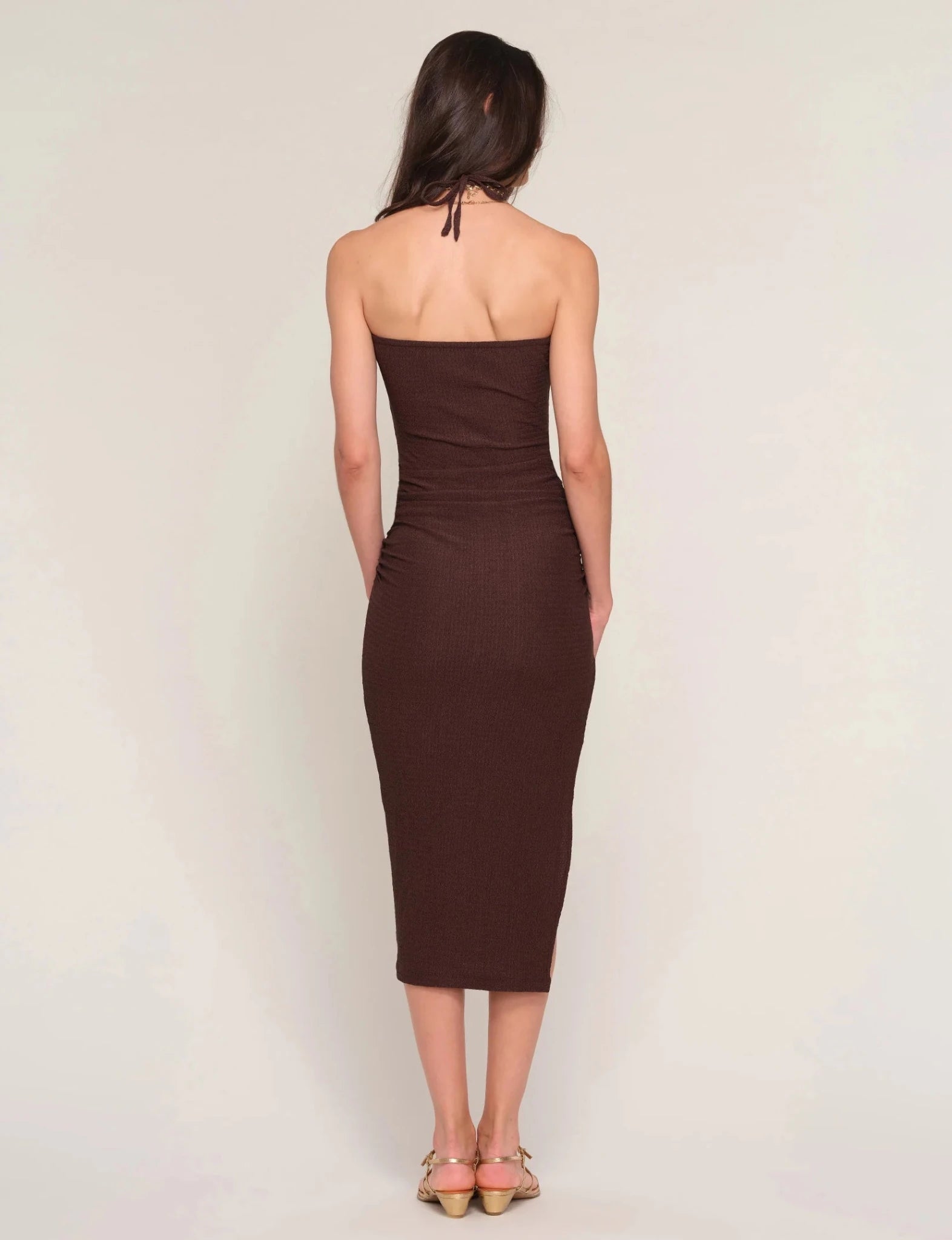Michelle Dress - Polkadots & Moonbeams LAHeartloomBrownXSMichelle Dress