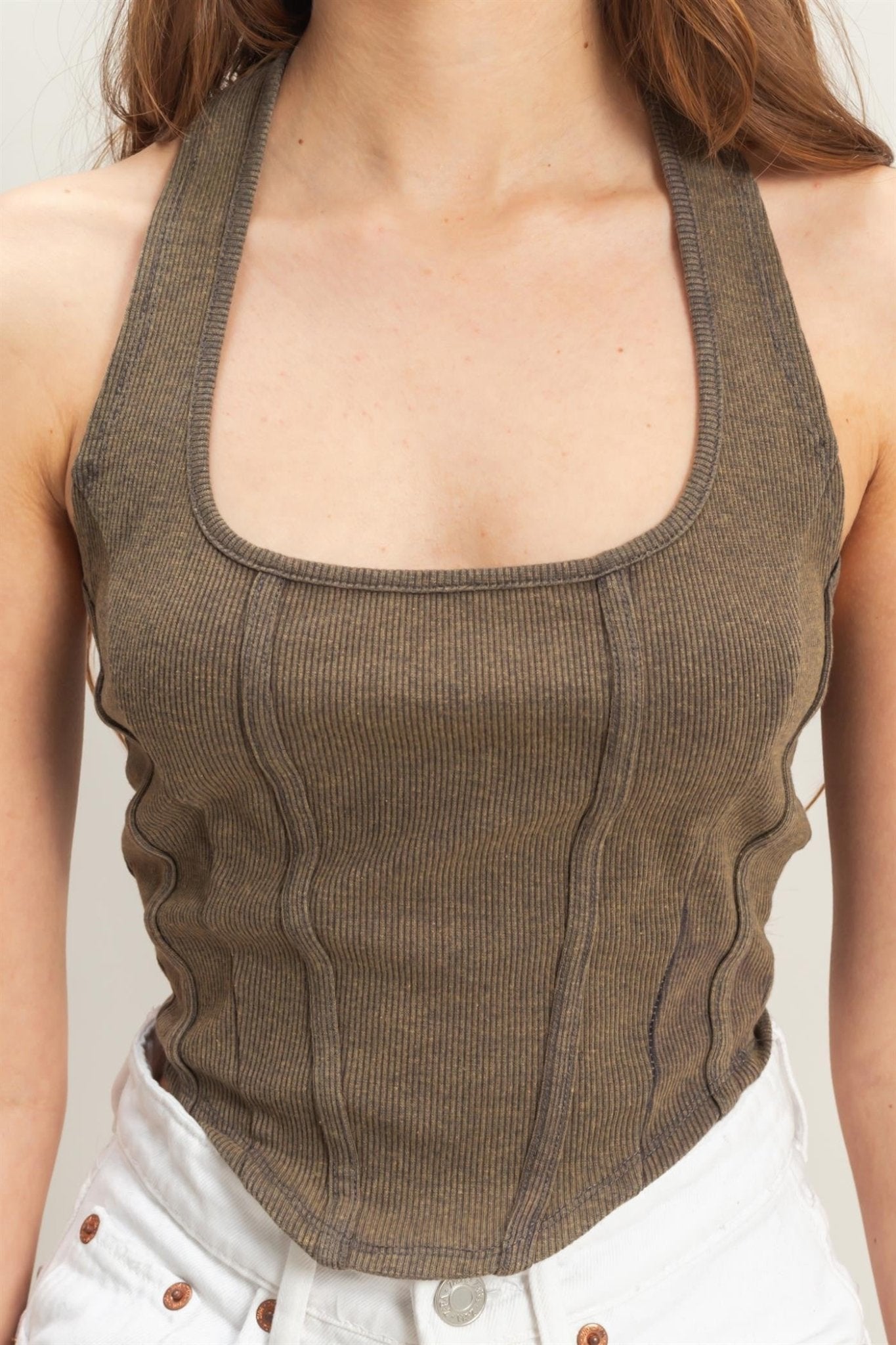 Mineral Wash Halter - Polkadots & Moonbeams LAPolkadots & Moonbeamsdark greySMineral Wash Halter