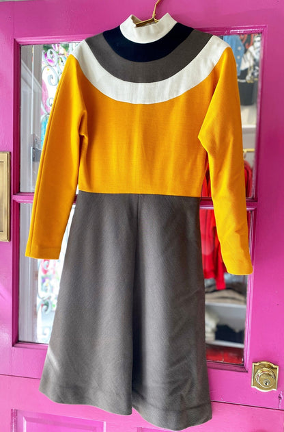 Mod Mock Neck Mini - Polkadots & Moonbeams LAVintageMod Mock Neck Mini