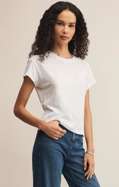 Modern Slub Tee - Polkadots & Moonbeams LAZ SUPPLYWhiteXSModern Slub Tee