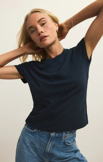 Modern Slub Tee - Polkadots & Moonbeams LAZ SUPPLYNavyXSModern Slub Tee