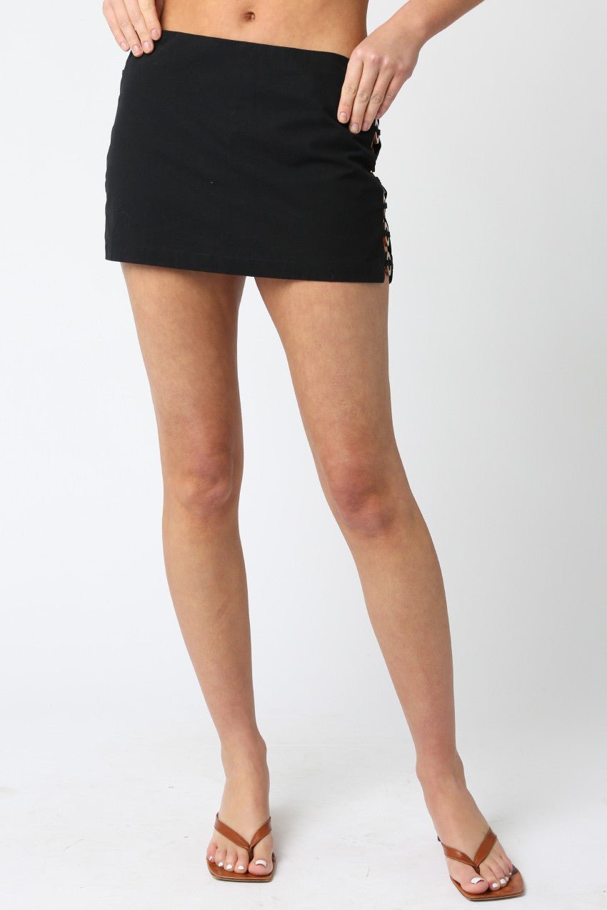 Nova Ring Mini Skort - Polkadots & Moonbeams LAPolkadots & MoonbeamsBlackSNova Ring Mini Skort