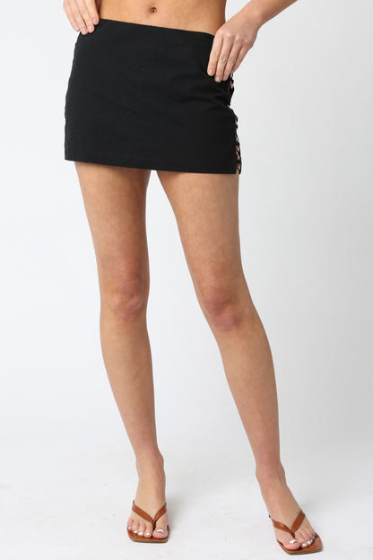 Nova Ring Mini Skort - Polkadots & Moonbeams LAPolkadots & MoonbeamsBlackSNova Ring Mini Skort