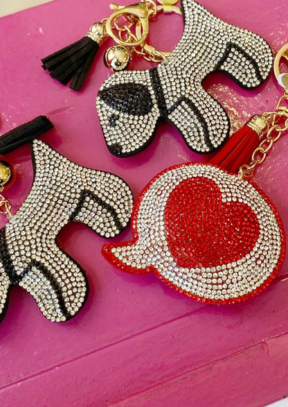 Novelty Keychains - Polkadots & Moonbeams LAPolkadots & MoonbeamsBLACK DOGNovelty Keychains