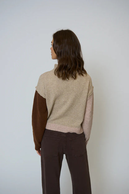 Olivia Ruffle Neck Sweater