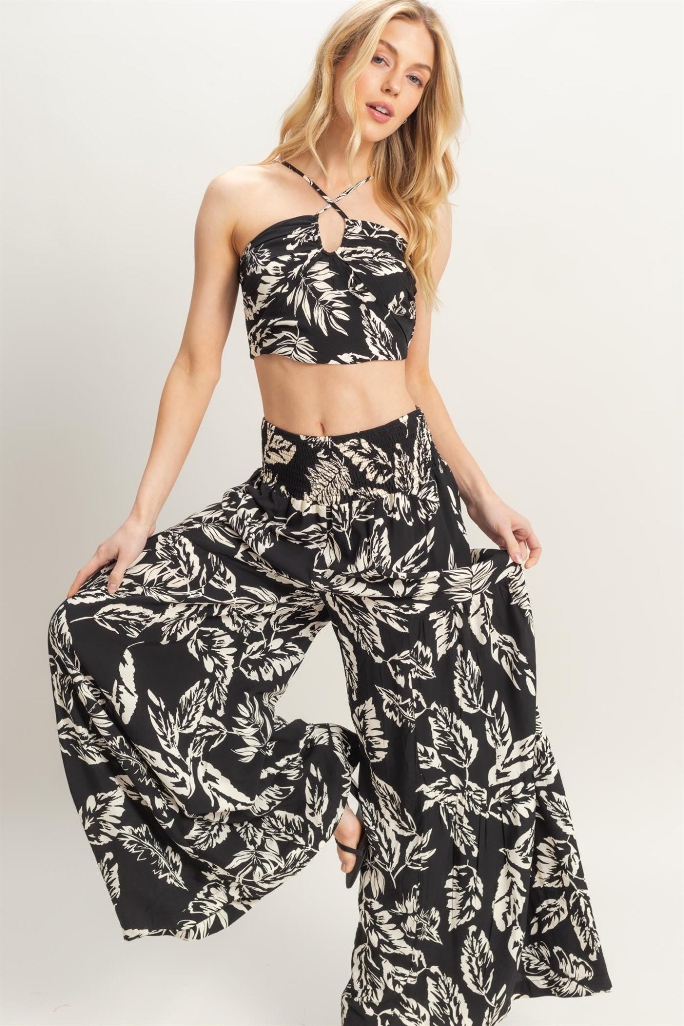 Papaya Crop Top - Polkadots & Moonbeams LAPolkadots & MoonbeamsBLACK/WHITESPapaya Crop Top