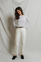 Parker Stripe - Polkadots & Moonbeams LAPerfect White Teetan/whiteXSParker Stripe