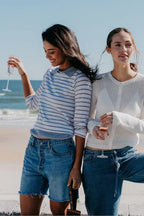 Parker Stripe - Polkadots & Moonbeams LAPerfect White Teetan/whiteXSParker Stripe