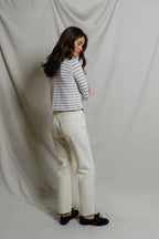 Parker Stripe - Polkadots & Moonbeams LAPerfect White Teetan/whiteXSParker Stripe