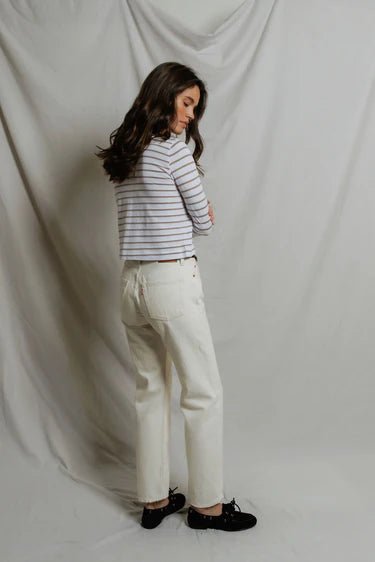 Parker Stripe - Polkadots & Moonbeams LAPerfect White Teetan/whiteXSParker Stripe