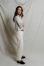 Parker Stripe - Polkadots & Moonbeams LAPerfect White Teetan/whiteXSParker Stripe