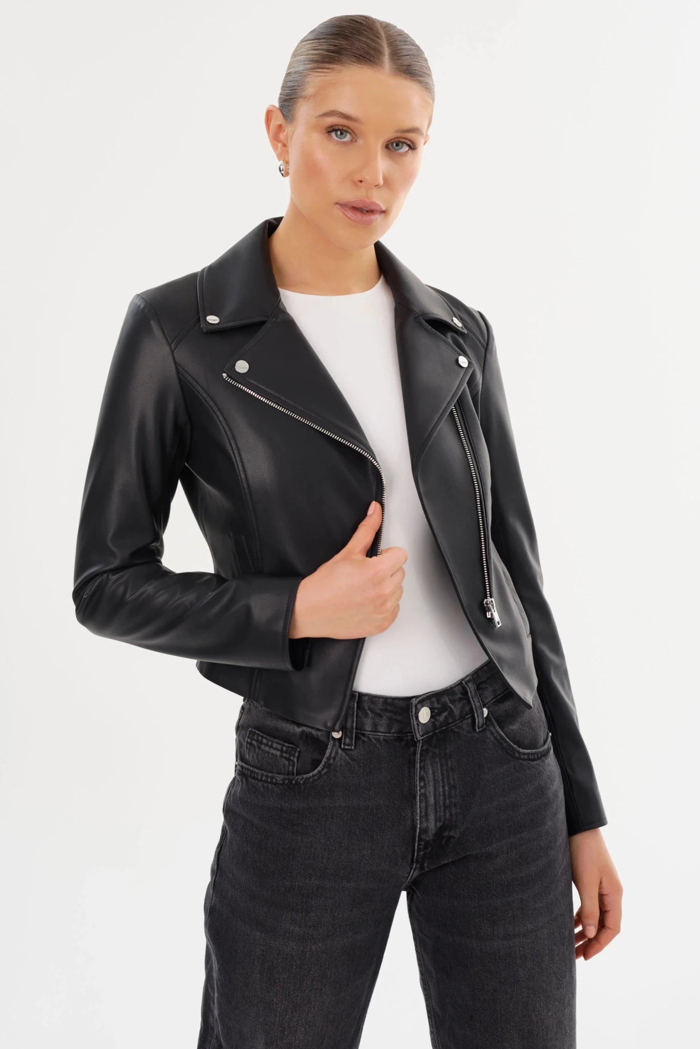 Pascale Moto Jacket - Polkadots & Moonbeams LALamarqueredXSPascale Moto Jacket