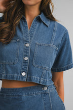 Pilar Denim Crop - Polkadots & Moonbeams LAPolkadots & MoonbeamsdenimSPilar Denim Crop