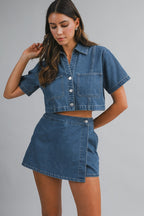 Pilar Denim Crop - Polkadots & Moonbeams LAPolkadots & MoonbeamsdenimSPilar Denim Crop