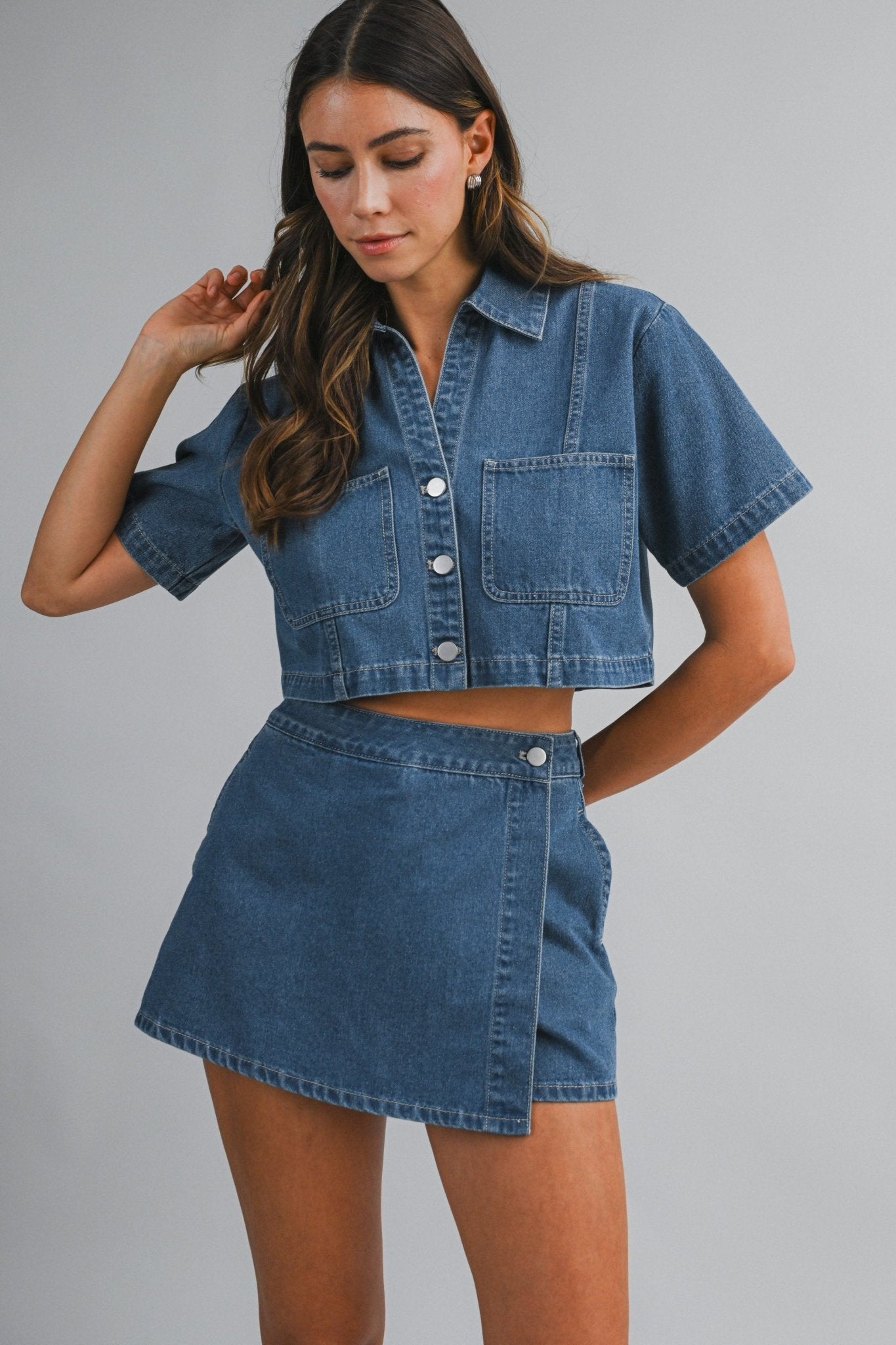 Pilar Denim Crop - Polkadots & Moonbeams LAPolkadots & MoonbeamsdenimSPilar Denim Crop