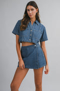 Pilar Denim Crop - Polkadots & Moonbeams LAPolkadots & MoonbeamsdenimSPilar Denim Crop