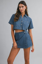 Pilar Denim Crop - Polkadots & Moonbeams LAPolkadots & MoonbeamsdenimSPilar Denim Crop