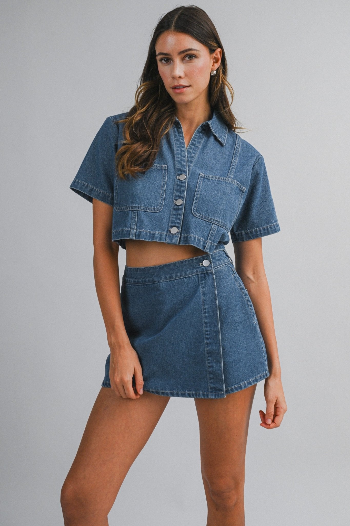 Pilar Denim Crop - Polkadots & Moonbeams LAPolkadots & MoonbeamsdenimSPilar Denim Crop