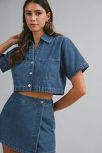 Pilar Denim Crop - Polkadots & Moonbeams LAPolkadots & MoonbeamsdenimSPilar Denim Crop