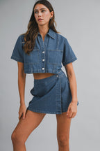 Pilar Denim Crop - Polkadots & Moonbeams LAPolkadots & MoonbeamsdenimSPilar Denim Crop