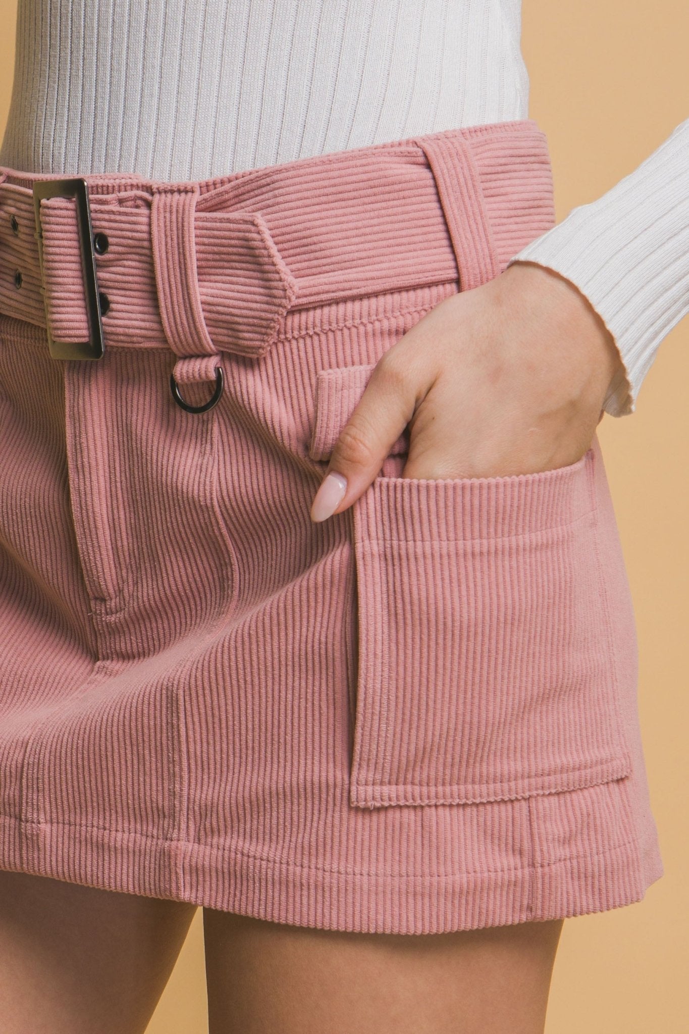 Pink Cord Skirt - Polkadots & Moonbeams LAPolkadots & MoonbeamsPinkSPink Cord Skirt