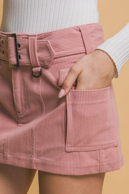 Pink Cord Skirt - Polkadots & Moonbeams LAPolkadots & MoonbeamsPinkSPink Cord Skirt