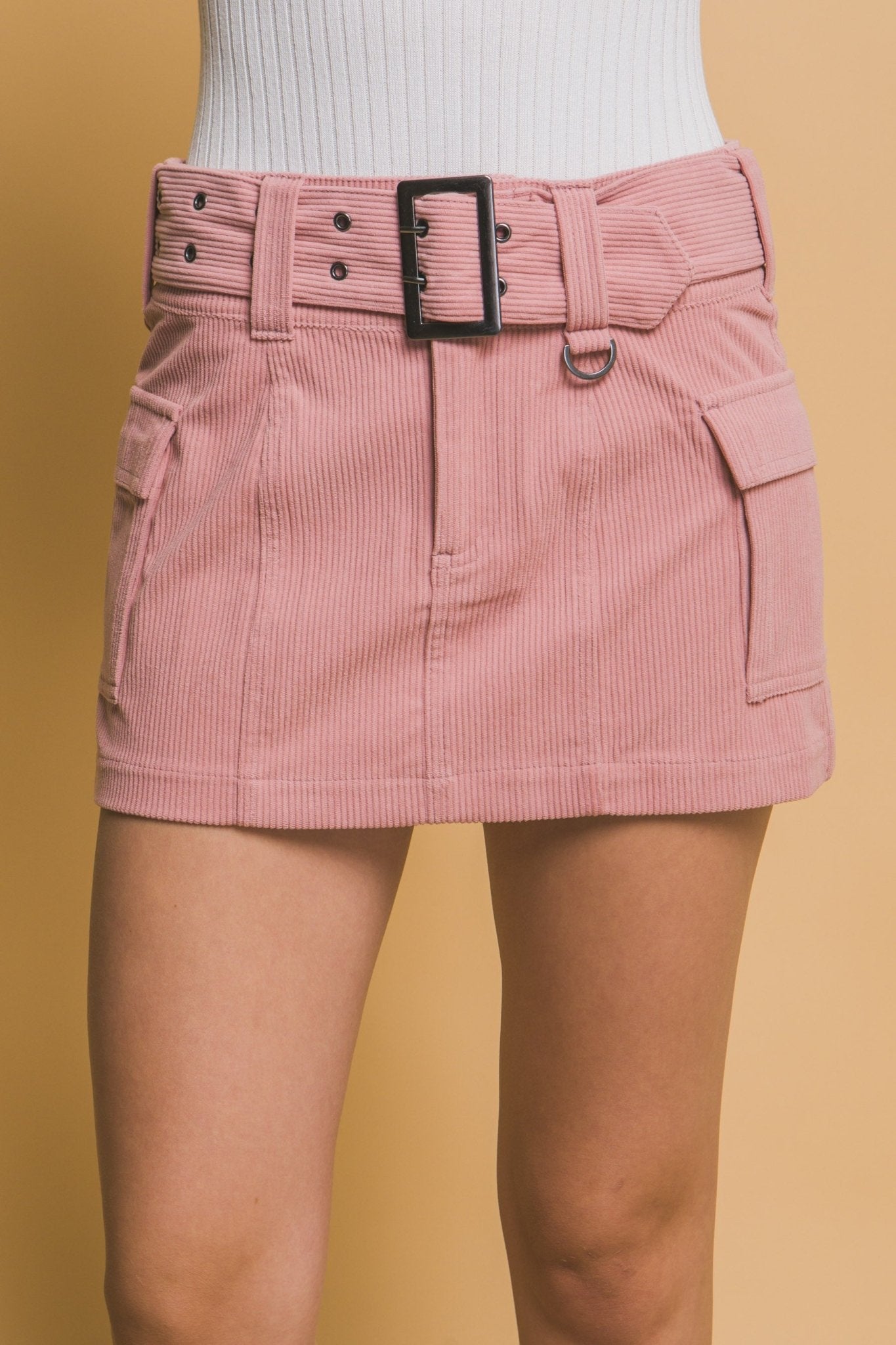 Pink Cord Skirt - Polkadots & Moonbeams LAPolkadots & MoonbeamsPinkSPink Cord Skirt