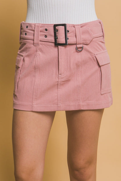 Pink Cord Skirt - Polkadots & Moonbeams LAPolkadots & MoonbeamsPinkSPink Cord Skirt