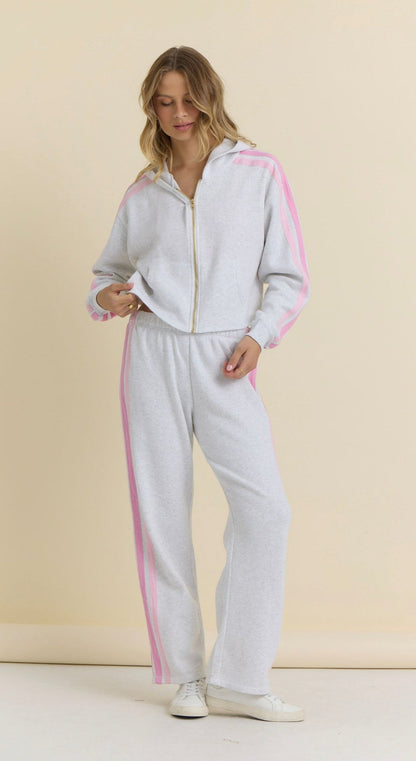Pink Stripe Sweats - Polkadots & Moonbeams LAVintage HavanaGREYSPink Stripe Sweats