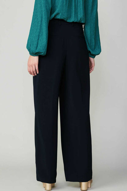 Pintucked Trousers - Polkadots & Moonbeams LAPolkadots & MoonbeamsNavyXSPintucked Trousers