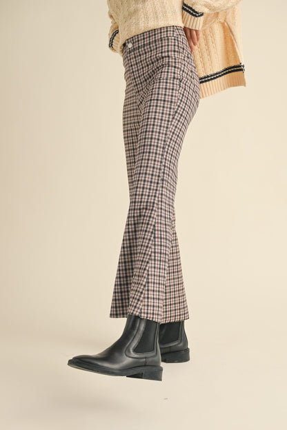 Plaid Cropped Trouser - Polkadots & Moonbeams LAPolkadots & MoonbeamsSPlaid Cropped Trouser