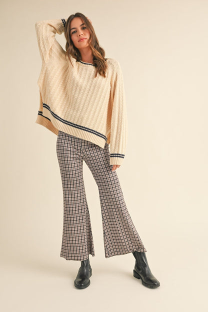 Plaid Cropped Trouser - Polkadots & Moonbeams LAPolkadots & MoonbeamsSPlaid Cropped Trouser