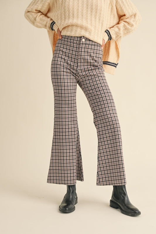 Plaid Cropped Trouser - Polkadots & Moonbeams LAPolkadots & MoonbeamsSPlaid Cropped Trouser
