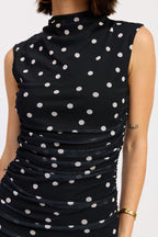 Polkadots Stretch Mesh Mini - Polkadots & Moonbeams LAPolkadots & MoonbeamsNavySPolkadots Stretch Mesh Mini