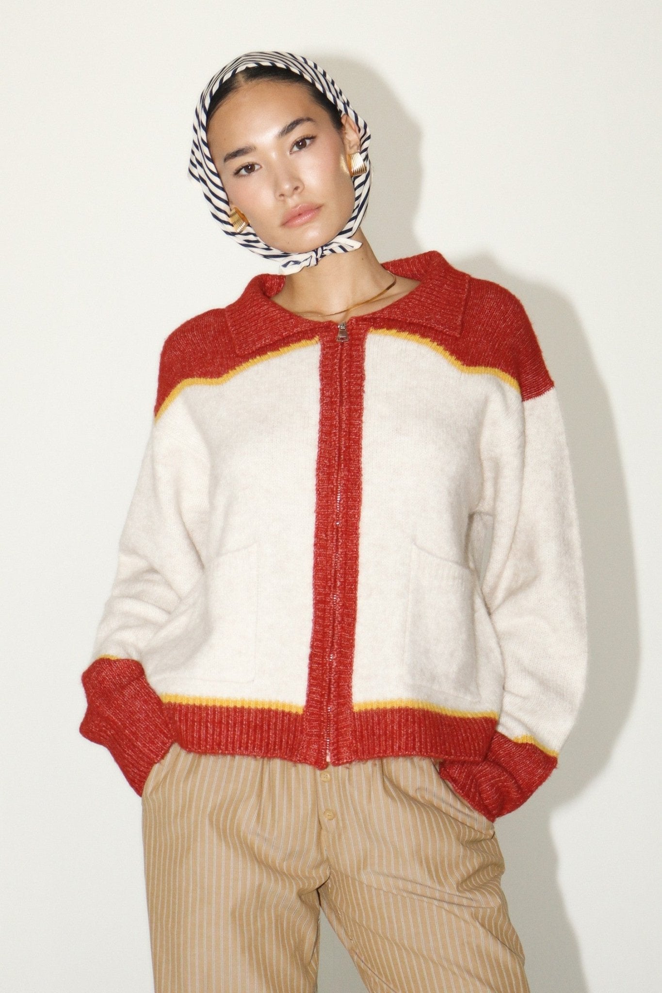 Rodeo Cowboy Sweater - Polkadots & Moonbeams LABailey RoseRED/WHITEXSRodeo Cowboy Sweater
