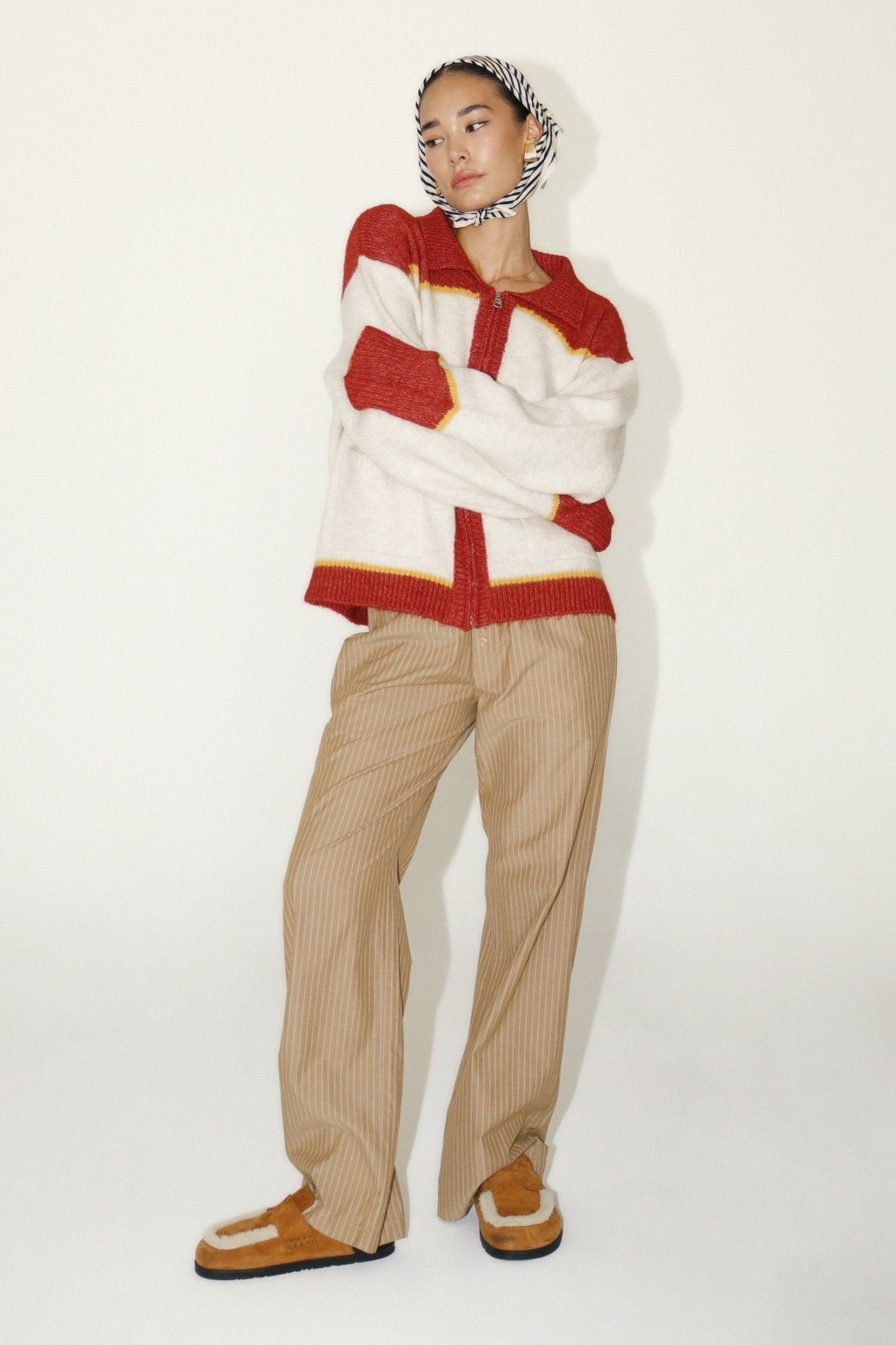 Rodeo Cowboy Sweater - Polkadots & Moonbeams LABailey RoseRED/WHITEXSRodeo Cowboy Sweater
