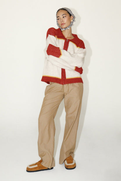 Rodeo Cowboy Sweater - Polkadots & Moonbeams LABailey RoseRED/WHITEXSRodeo Cowboy Sweater