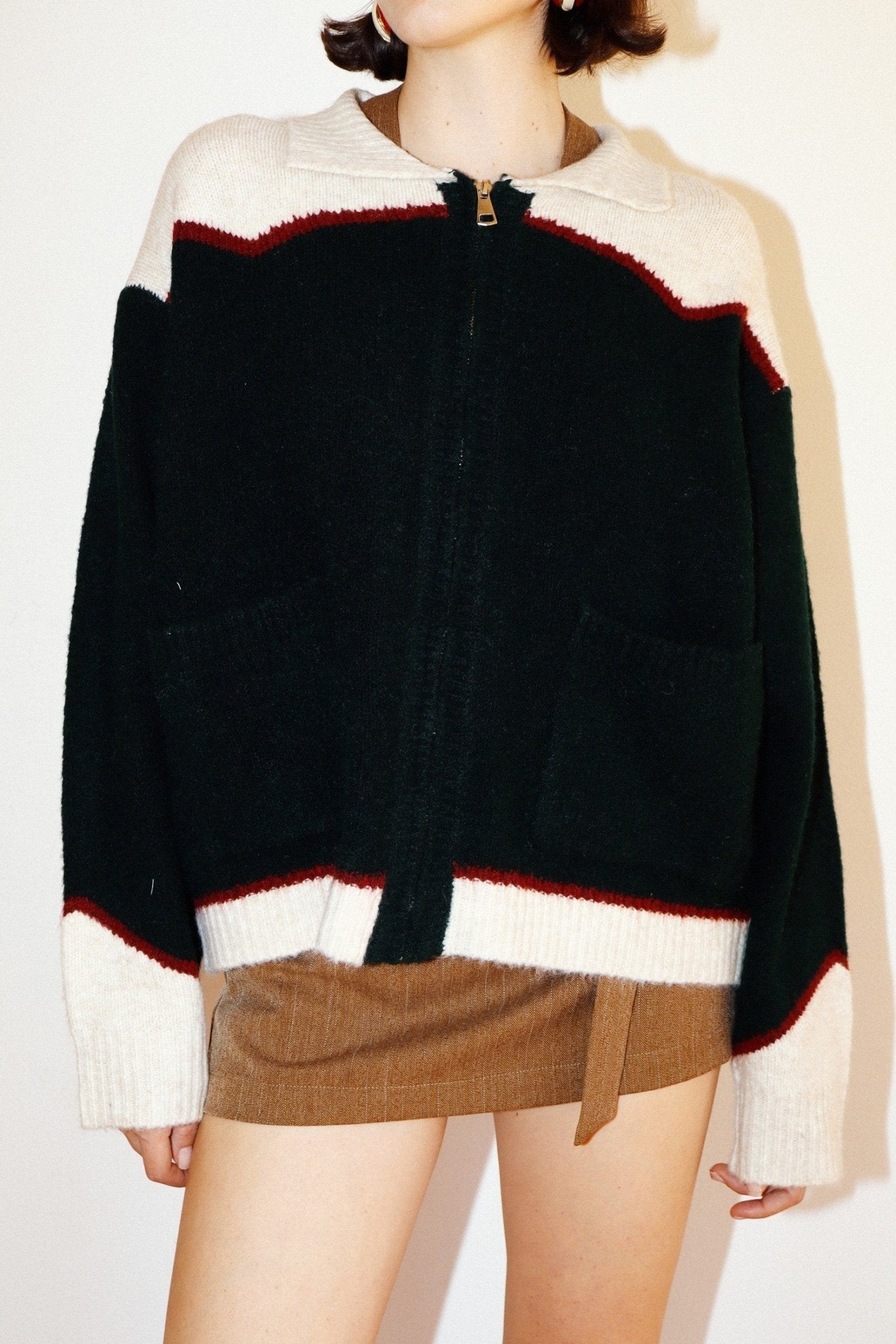 Rodeo Cowboy Sweater - Polkadots & Moonbeams LABailey RoseRED/WHITEXSRodeo Cowboy Sweater