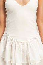 Ruffle Mini Dress - Polkadots & Moonbeams LAPolkadots & Moonbeams LAWhiteSRuffle Mini Dress