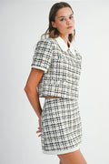 Sabrina Tweed Mini Skirt - Polkadots & Moonbeams LAPolkadots & MoonbeamsSSabrina Tweed Mini Skirt