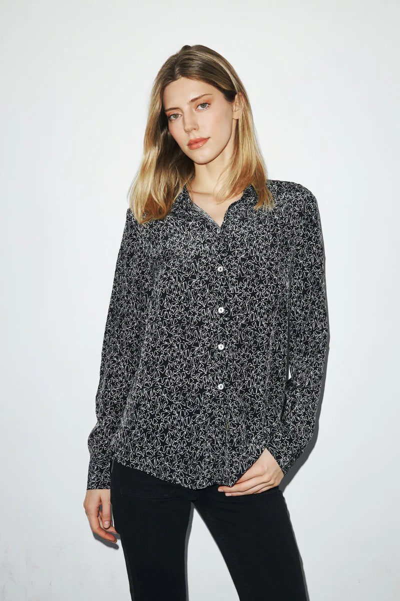 Sage Star Blouse - Polkadots & Moonbeams LACatherine GeeBlackXSSage Star Blouse
