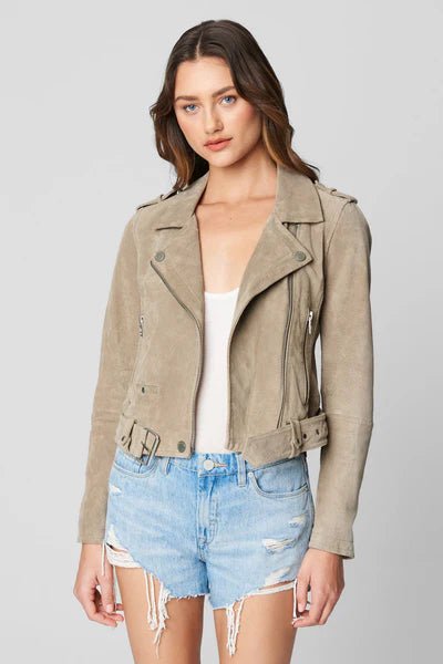 Sand Stoner Moto Jacket - Polkadots & Moonbeams LABlank NYCBeigeXSSand Stoner Moto Jacket